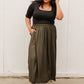 Get Away Maxi Skirt in Olive