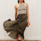 Get Away Maxi Skirt in Olive