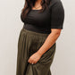 Get Away Maxi Skirt in Olive