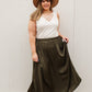 Get Away Maxi Skirt in Olive