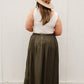 Get Away Maxi Skirt in Olive