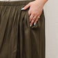 Get Away Maxi Skirt in Olive