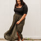 Get Away Maxi Skirt in Olive