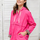 Get Going Leopard Windbreaker in Pink