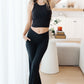 On the Move V Front Flare Leggings