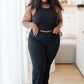 On the Move V Front Flare Leggings