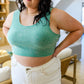 Get On My Level Cropped Cami in Mint