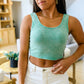 Get On My Level Cropped Cami in Mint