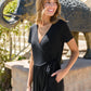 Gia Faux Wrap Jumpsuit