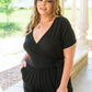Gia Faux Wrap Jumpsuit