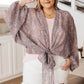 Gia Wrap Top in Lilac