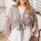 Gia Wrap Top in Lilac
