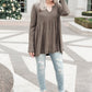 Giddy Up Babydoll Tee in Olive