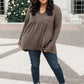 Giddy Up Babydoll Tee in Olive