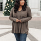 Giddy Up Babydoll Tee in Olive