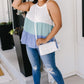 Gimme That Love Top in Aqua