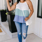 Gimme That Love Top in Aqua