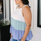 Gimme That Love Top in Aqua