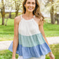 Gimme That Love Top in Aqua