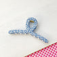 PREORDER: Gingham Ribbon Hair Clip in Two Colors