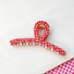 PREORDER: Gingham Ribbon Hair Clip in Two Colors