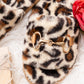 All In the Details Faux Fur Slippers - Animal Print