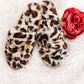 All In the Details Faux Fur Slippers - Animal Print