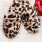 All In the Details Faux Fur Slippers - Animal Print