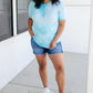 Aqua Escape Tie Dye Top