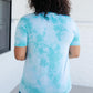Aqua Escape Tie Dye Top