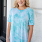 Aqua Escape Tie Dye Top