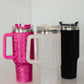 Glam Girl 40 oz Rhinestone Tumbler in Black