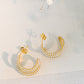 Golden Curve Earrings
