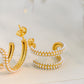 Golden Curve Earrings