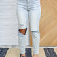 Risen Good Karma Light Wash Distressed Jeans
