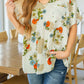 Good Morning Floral V-Neck Blouse