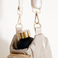 Gotcha Girl Puffer Tumbler Tote in Gold