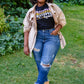 Grateful Heart Graphic T-Shirt In Black