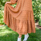 Great Things Long Sleeve Polka Dot Dress