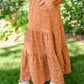 Great Things Long Sleeve Polka Dot Dress
