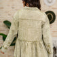 Green Tea Button Up Long Sleeve Top in Olive