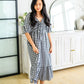Greenville Gingham Midi Dress