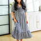 Greenville Gingham Midi Dress