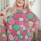 Group Chat Floral Top