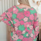 Group Chat Floral Top