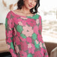 Group Chat Floral Top