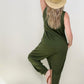 Solid Sleeveless Harem Jumpsuit - Multiple Colors