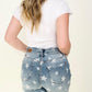 Judy Blues Star Cropped Straight Jeans