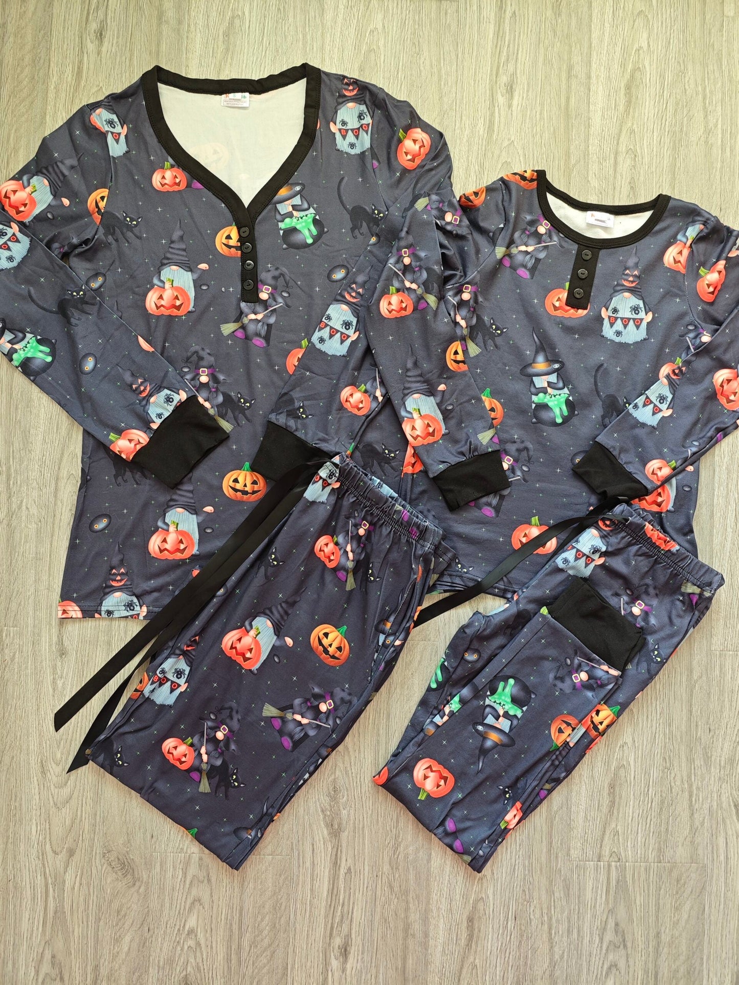 PREORDER: Matching Halloween Pajamas in Assorted Prints
