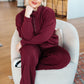 Handle That Straight Leg Pants in Wine
